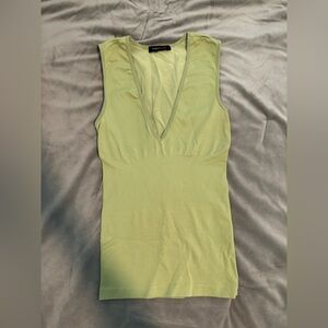 BCBGMaxAzria Light Green Top